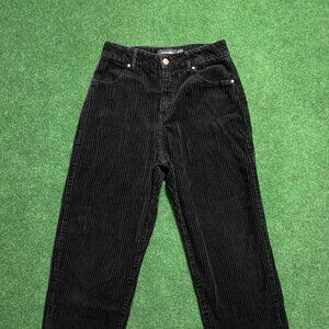 Women’s AFENDS Straight-fit High-Waist Corduroy Pants Black US 6